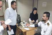 برپایی میز خدمت پایش سلامت کارکنان در صندوق رفاه دانشجویان